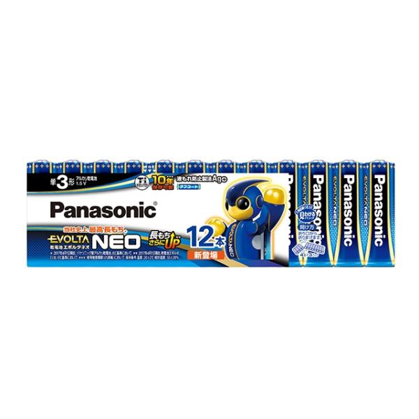 [Release date: April 26, 2017]Panasonic（パナソニック） エボルタＮＥＯ　単３電池１２本　シュリンクパック LR6NJ/12SW お取寄せ時納期目安：2026年1月下旬以降（12/26現在）・長もち性能...