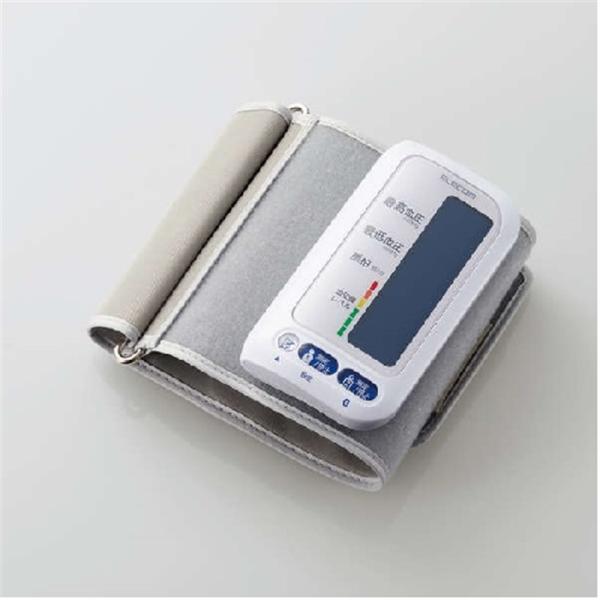 【発売日：2020年02月28日】エレコム 上腕血圧計（充電式専用ケーブル／Ｂｌｕｅｔｏｏｔｈ対応） HCM-AS01BT-WH ホワイトお取寄せの場合の納期目安：6月上旬以降（5/10現在）・チューブがなく、コンパクトに持ち運べるBlue...