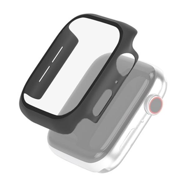 [Release date: April 15, 2021]エレコム Ａｐｐｌｅ　Ｗａｔｃｈ　４０ｍｍ／フルカバーケース／ガラス／ブラック AW-40CSPCGBK ブラック・Apple Watch本体を、キズ、汚れから守るフルカバーケースです。