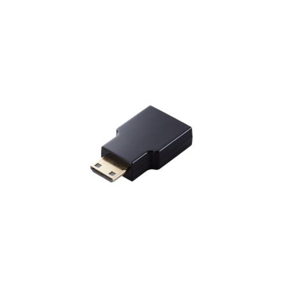 [Release date: March 16, 2023]エレコム HDMI変換アダプター（タイプA-タイプC）スリム AD-HDACS3BK ブラック・HDMIをHDMI Mini(タイプC)に変換するHDMI変換アダプターです。お持ち...