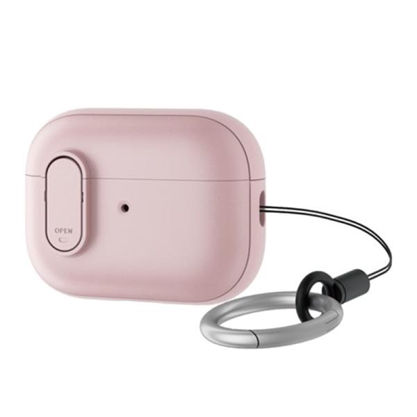 エレコム AirPods Pro (第2世代)用TOUGH SLIM Lockケース AVA-AP4TSLPN ピンク