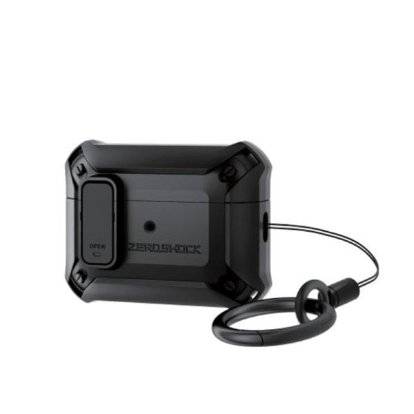 エレコム AirPods Pro (第2世代)用ZEROSHOCK Lockケース AVA-AP4ZEROLBK