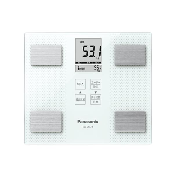 Panasonic（パナソニック） 体組成計 EW-CFA14-W ホワイトお取寄せ時納期目安：2026年1月下旬以降（12/26現在）<b><u>※電池別売（アルカリ）単４×４本</u></b&g...