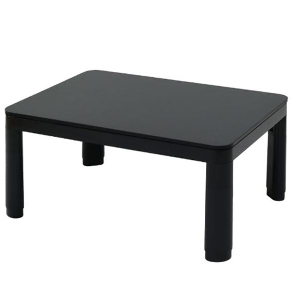 山善 折れ脚カジュアルこたつ NCF-80602(BK/BR) ブラック/ブラウン・折れ脚タイプ・コンパクトに収納可能・天板はリバーシブル仕様