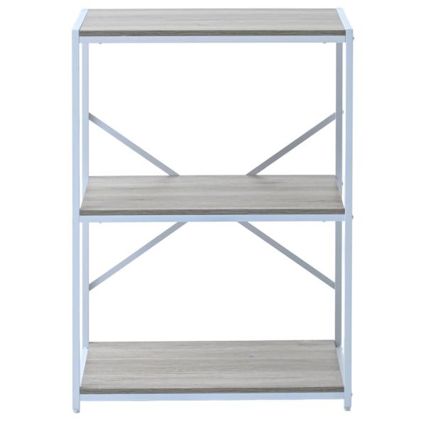 山善 キッチンラック KRKR-6040(AIV/SWH) アーティクルアイボリー/サンドホワイト・2段・モノがしっかり置ける奥行40.5cm・棚板1枚あたり20kgの耐荷重（全体60kg)