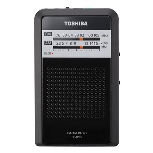 [Release date: May 27, 2022]東芝（TOSHIBA） LEDライト付きポケットラジオ TY-APR5(K) ブラックお取寄せ時納期目安：2026年1月下旬以降（12/26現在）<b><u>※...