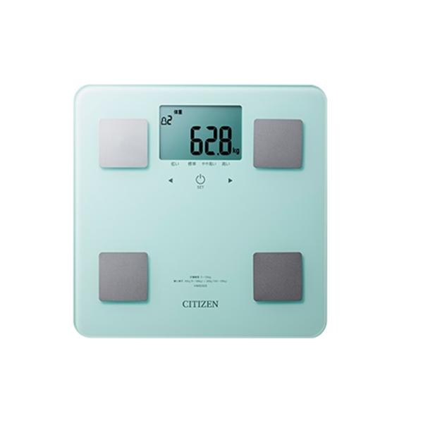 [Release date: March 12, 2021]シチズン・システムズ 体組成計 HMS323-PM ペパーミント・体重の他にBMIや体脂肪率など7項目の測定ができる・乗るだけでユーザー自動認識、オートオン・オフ・脚部にシリコンラ...