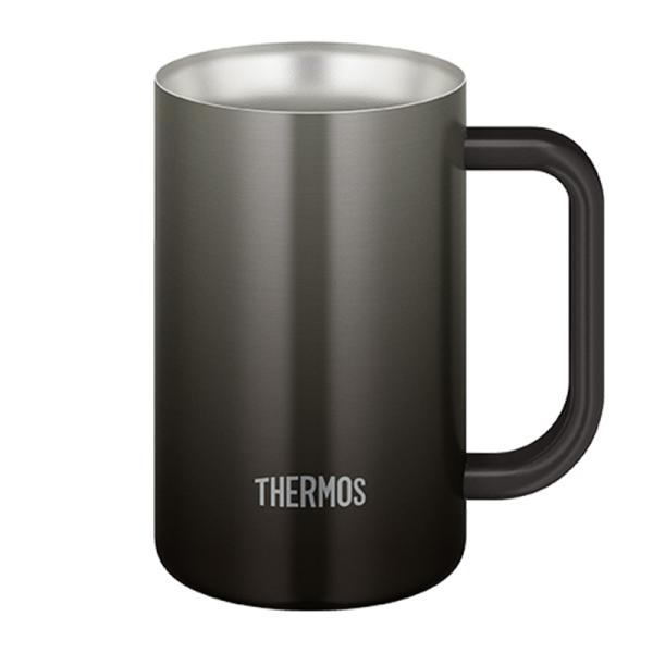 サーモス 真空断熱ジョッキ JDK-601C BK ブラック・食洗器対応・内容量600ｍｌ・真空断熱構造