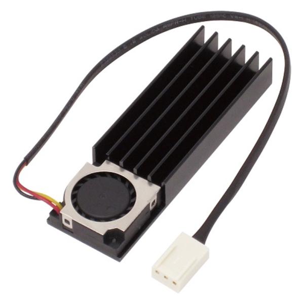 Ainex（アイネックス） Ｍ．２　ＳＳＤ用クーラー CB-7010M2 ブラック・M.2 SSDの温度改善、サーマルスロットリングによる速度低下対策に最適！