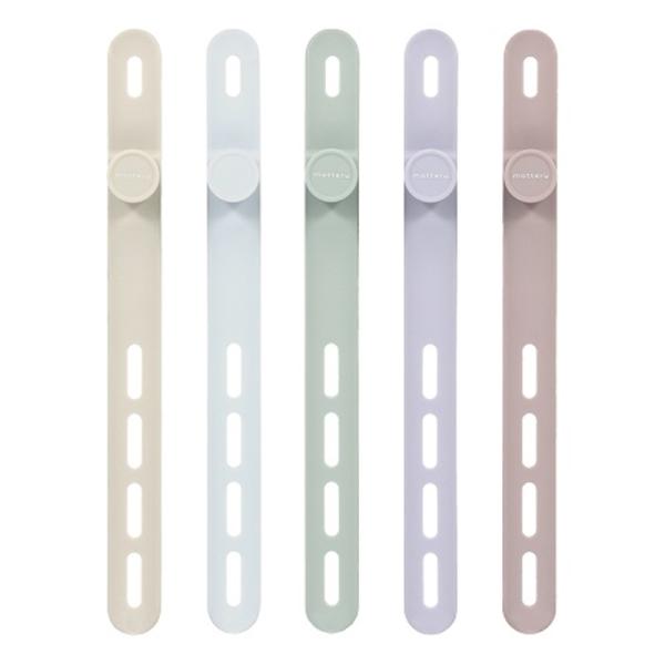 他サイト： MOTTERU（モッテル） ソフトタッチ ケーブルバンド sofumo シリコン 北欧 4つ穴タイプ MOT-CBBAND04-SKの商品画像