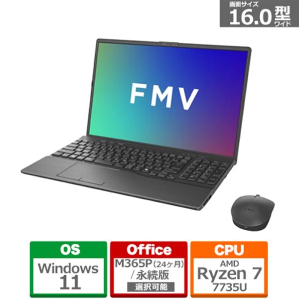 富士通 16型ノートパソコン FMV Note A FMVA77K3BA : ケーズデンキ