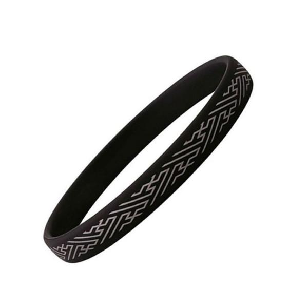 オルアージュ スパークノンＸ静電気除去リング 520308 紗綾型　ブラックＸシルバー・静電気防止機能性アクセサリー【Ｌサイズ】・ビリッという不快感から身体を守る・お手入れ簡単