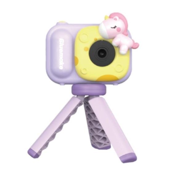 Ｂｌｕｅｍａｋｅ キッズカメラ　三脚付き TT-48ZU パープル系【数量限定・未開封店頭在庫】・4800万画素でキレイに映る ・FHD動画機能で動画撮影可能・便利な三脚付き