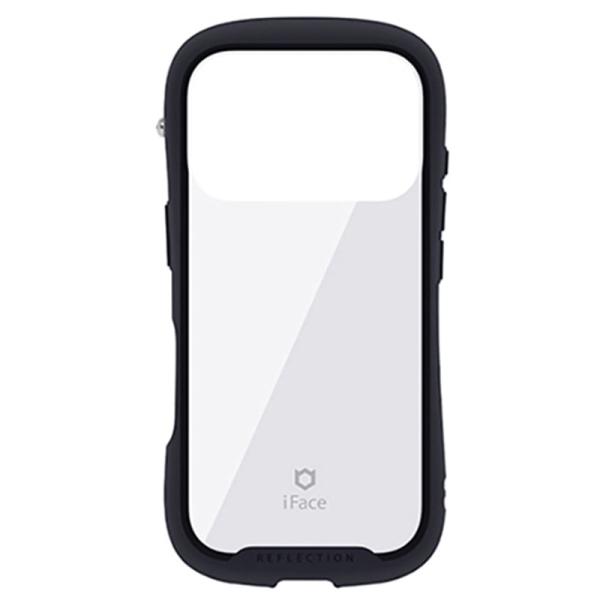 [Release date: September 10, 2025]Hamee iPhone 17 Pro用ケース　iFace Reflection 強化ガラスクリア スマホケース 41-182936 ブラック・クリアな背面に、シールや写真...