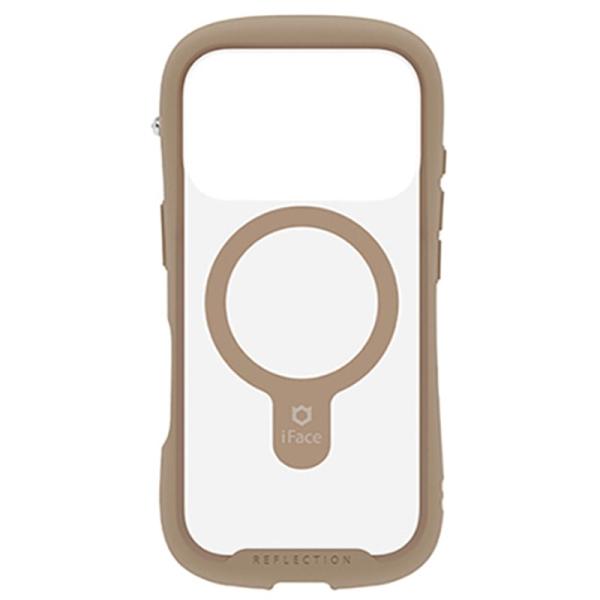 [Release date: September 10, 2025]Hamee iPhone 17 Pro用ケース　iFace Reflection MagSynq 強化ガラスクリア スマホケース 41-183223 ベージュ・MagSaf...
