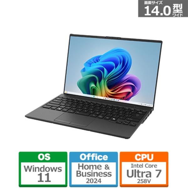 [Release date: January 17, 2025]富士通 14型モバイルパソコン　FMV Note U / Copilot+ PC FMVUASK1BA ピクトブラックお取寄せ時納期目安：2026年1月下旬以降（12/26現在...