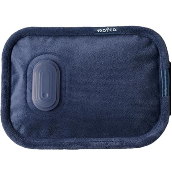 クワッズ 蓄熱式ミニ湯たんぽ mofca mini（モフカミニ） QS551NV ネイビー・カバーなしですぐに使える！なめらか素材のミニ湯たんぽ・面倒なお湯の交換が不要な蓄熱式・持ち運びできるコードレスタイプ