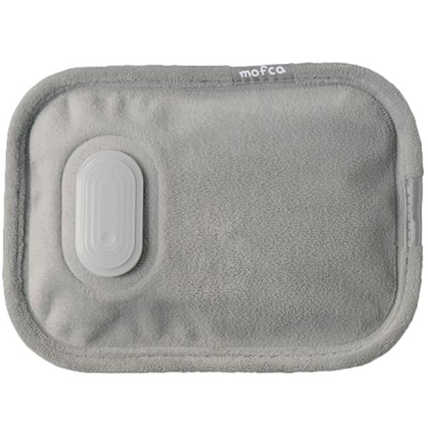 クワッズ 蓄熱式ミニ湯たんぽ mofca mini（モフカミニ） QS551LG ライトグレー・カバーなしですぐに使える！なめらか素材のミニ湯たんぽ・面倒なお湯の交換が不要な蓄熱式・持ち運びできるコードレスタイプ