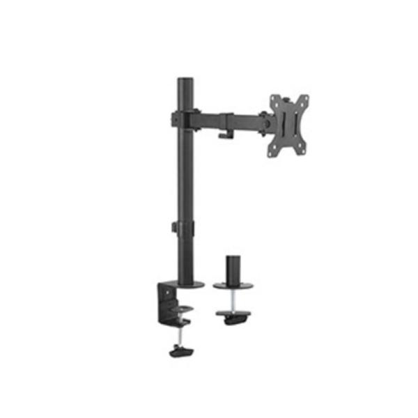 GOPPA シングルディスプレイショートアーム GP-DPAJ1S ブラック・液晶ディスプレイを自由に動かし固定できるディスプレイアーム・スチール製　支柱タイプ・1画面モデル