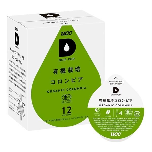 他サイト： UCC ドリップポッド専用コーヒー豆 DPOC002(ユウキサバイコロンビア12P)の商品画像