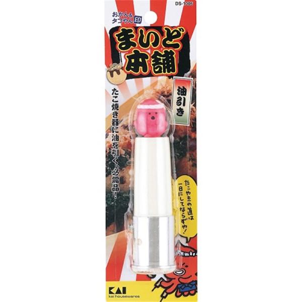 貝印 まいど本舗　油ひき DS1006 ・タコ焼き器に油を引く、必需品