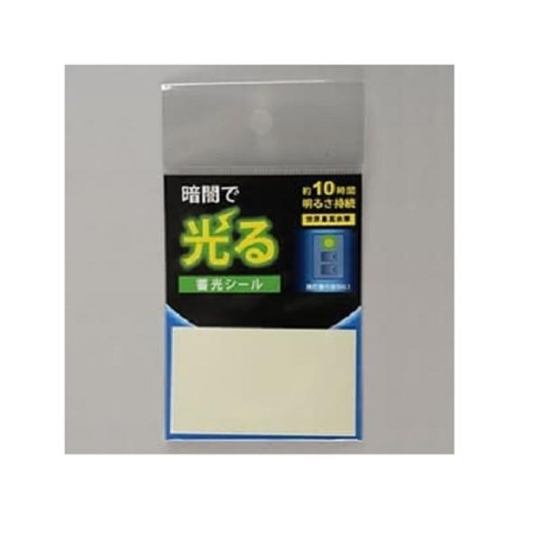 ヤザワコーポレーション 蓄光シール４０×７０ｍｍ AF4013