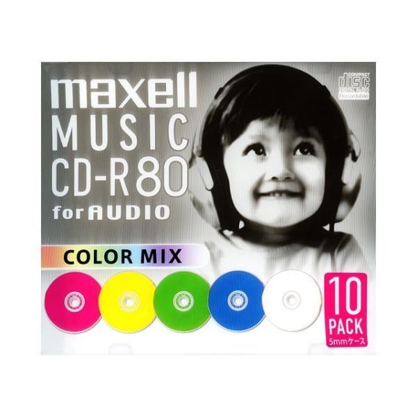 maxell（マクセル） 音楽用ＣＤ−Ｒ CDRA80MIX.S1P10S