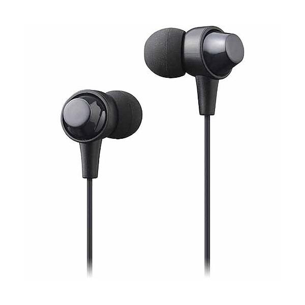 maxell（マクセル） インナーイヤーデザインタイプ MXH-C110BK ブラック・カナル型ヘッドホン「+FiT」シリーズ・“耳にぴったり”快適なフィット感が心地良いサウンドを演出・新開発イヤーピースが装着感向上、音漏れ低減、騒音遮断性を向上