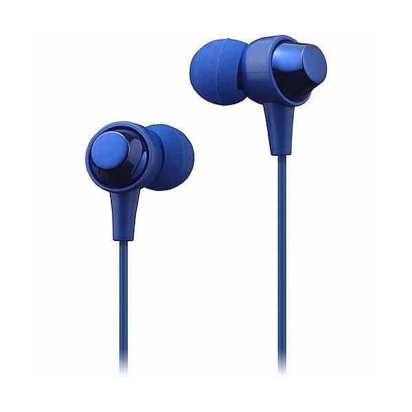 maxell（マクセル） インナーイヤーデザインタイプ MXH-C110DB ダークブルー・カナル型ヘッドホン「+FiT」シリーズ・“耳にぴったり”快適なフィット感が心地良いサウンドを演出・新開発イヤーピースが装着感向上、音漏れ低減、騒音遮...