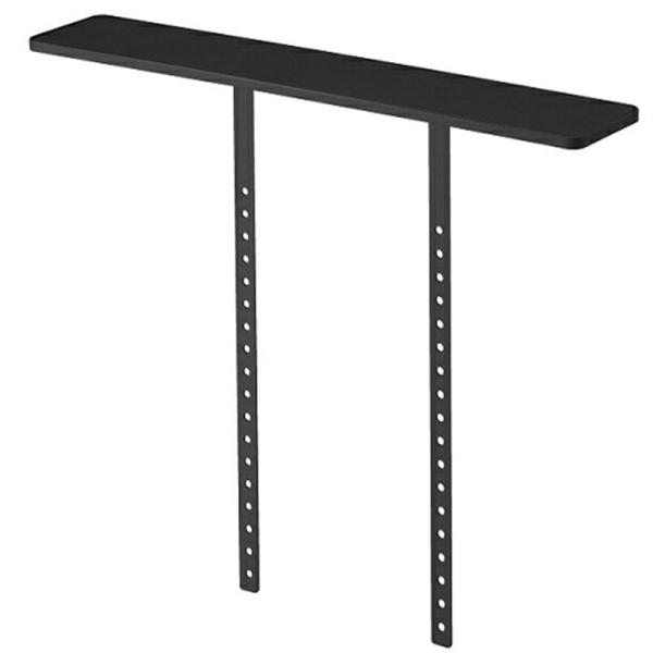 山崎実業 薄型テレビ用ラック 4271 薄型テレビ上ラック スマート ブラック・テレビ上のスペース有効活用・VESA規格テレビ対応・簡単設置
