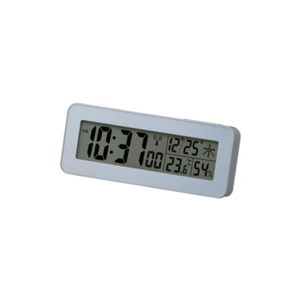 [Release date: November 1, 2023]RHYTHM（リズム） 電波デジタル置き時計 8RZ238ND04 ブルー<b><u>※電池別売（アルカリ）単４×２本</u></b&...