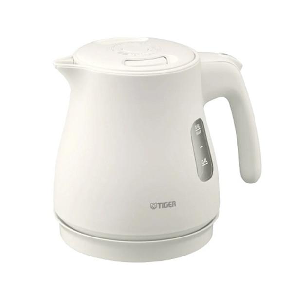 [Release date: September 1, 2024]タイガー魔法瓶 蒸気レス電気ケトル　0.8L　（QUICK&amp;SAFE+） PCV-A080 WM マットホワイト・カップ1杯分 約57秒！スピード沸とう・置き場所も選...