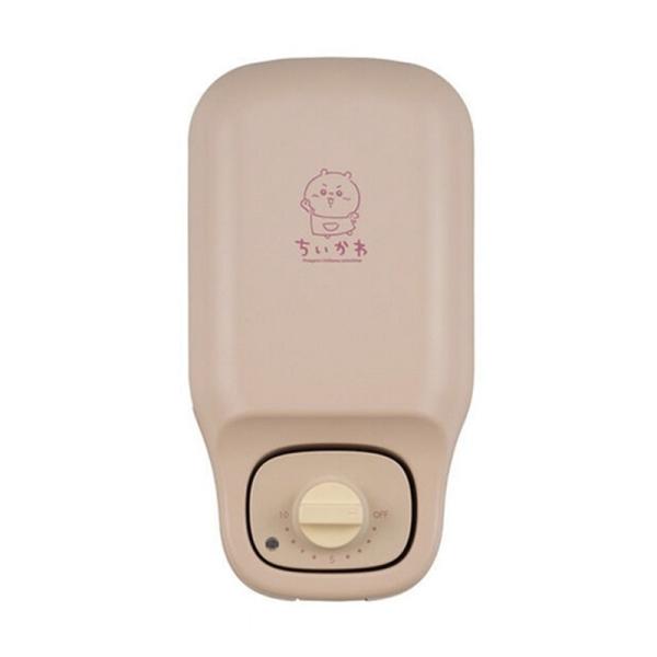 CCP（シーシーピー） こんがりきゃらマルチサンドメーカー KM-CM75-CCK ちいかわ・プレートの付け替えで、ホットサンドもミニケーキも作れる・6枚切〜8枚切りの食パンに対応・タイマー機能付き