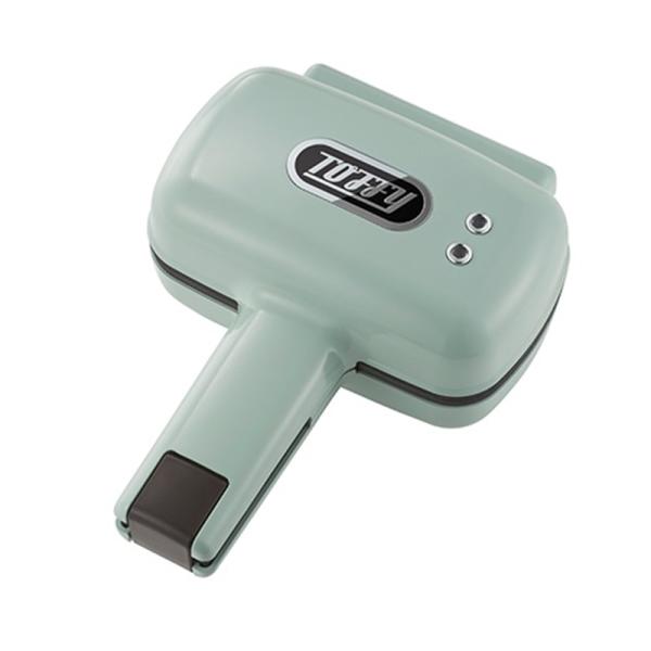 LADONNA（ラドンナ） Toffy ハーフホットサンドメーカー＜プレート交換式＞ K-HS5-PA ペールアクア・一枚の食パンを折りたたんで作る“ハーフホットサンド”ができる・プレート交換式の2WAY仕様・ハーフホットサンドプレート＆ワ...