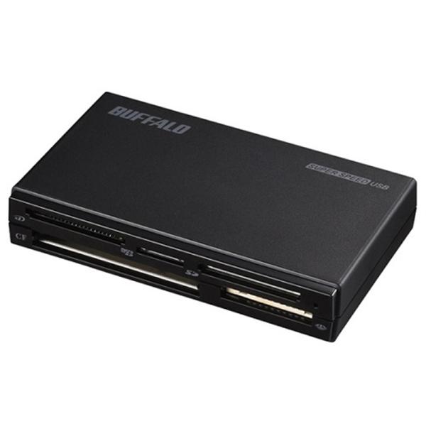[Release date: December 25, 2018]バッファロー（Buffalo） メモリカードリーダ BSCR500U3BK ブラック・USB3.0対応のカードリーダー／ライター・メディア間コピー可能+5メディア同時認識・5...