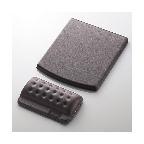 エレコム ＣＯＭＦＹマウスパッド MP-114GY グレー・分離式で自由自在にレイアウトできる！リストレスト付きマウスパッド・長時間のPC作業をサポートするリストレスト・静かな操作感を実現するマウスパッド