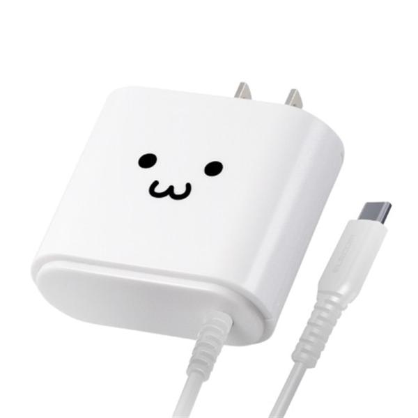 [Release date: May 24, 2018]エレコム AC充電器(Type-Cケーブル一体型/2.4A) MPA-ACC02WF ホワイトフェイスお取寄せの場合の納期目安：2月下旬以降（1/30現在）USB Type-Cコネクタ...