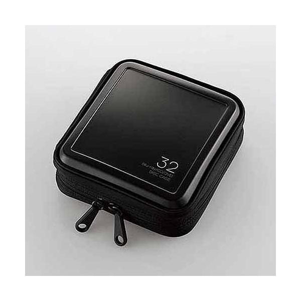 エレコム Ｂｌｕ−ｒａｙケース／セミハード／３２枚入 CCD-HB32BK ブラックお取寄せ時納期目安：2026年1月中旬以降（12/26現在）・Blu-ray・CD・DVD対応・ファスナーケース(32枚)