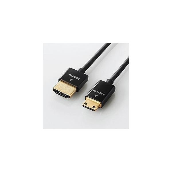 他サイト： エレコム ＨＤＭＩケーブルｍｉｎｉスーパースリム DH-HD14SSM15BKの商品画像