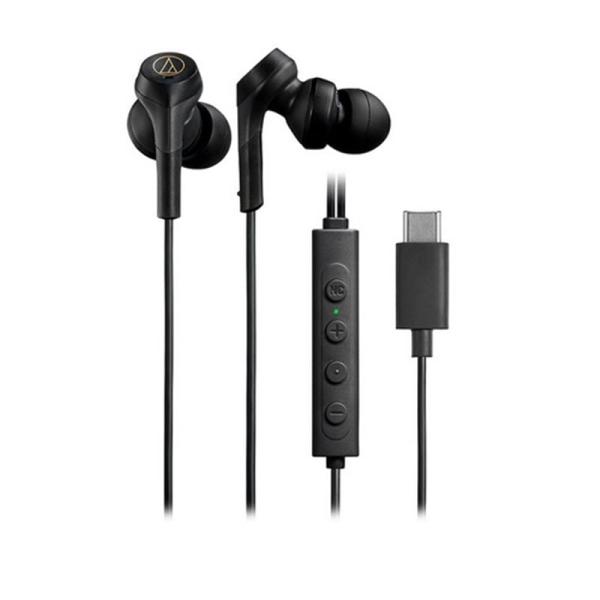 他サイト： オーディオテクニカ ノイズキャンセリングUSB Type-C用イヤホン ATH-CKS330NC BKの商品画像