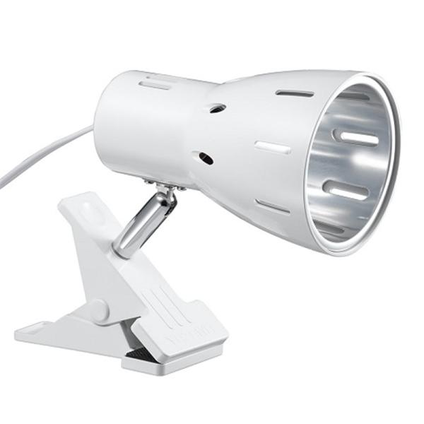 ヤザワコーポレーション 照明器具（クリップライト） CLX60X02WH ホワイト・電球なし・LED電球対応・簡単設置
