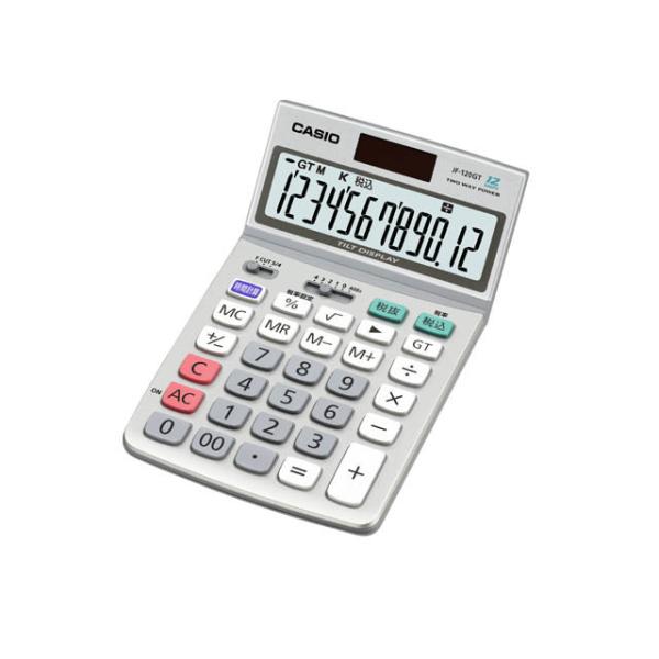 他サイト： カシオ計算機 カシオジャスト型電卓 JF-120GT-Nの商品画像