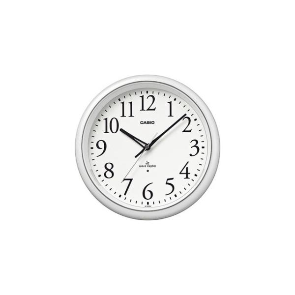 [Release date: February 20, 2011]カシオ計算機 カシオ電波掛時計 IQ-1050NJ-7JF パールホワイト・電波時計、アナログ３針モデル・常時点灯ライト機能（点灯時は秒針停止し音無し）