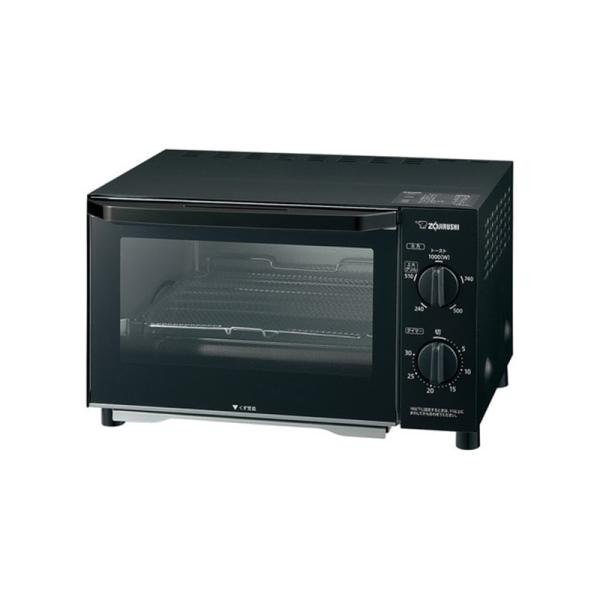 象印マホービン オーブントースター(こんがり倶楽部） EQ-AH22 BZ マットブラック・「上火グリル」つき　「火力５段切りかえ」・調理メニューが広がる「３０分ロングタイマー」・「庫内奥行２２ｃｍ」