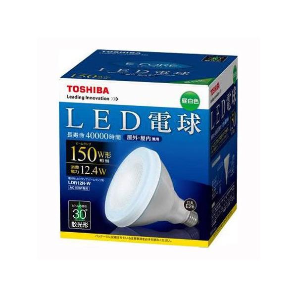 スポットライト4個セット　XSE941143　LDR12N-W TOSHIBA（東芝） LED電球 ビーム形12．4W LDR12N-W