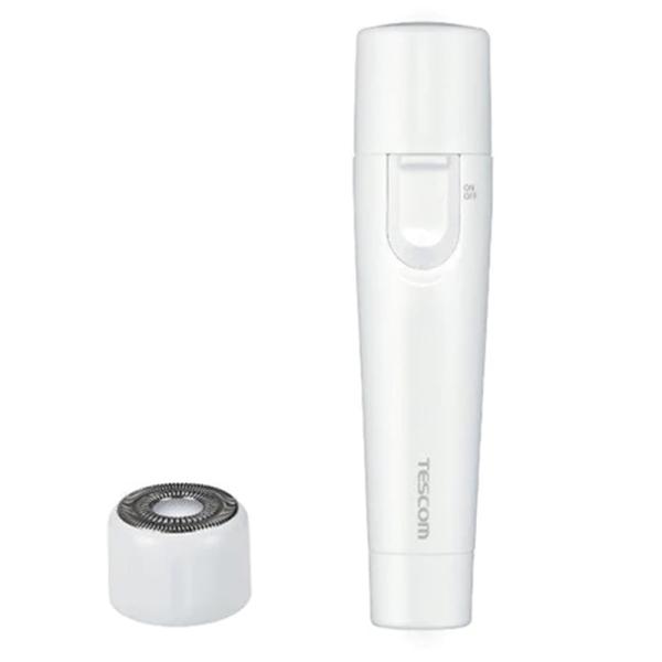 [Release date: September 1, 2023]TESCOM （テスコム） 回転刃フェイス＆ボディシェーバー（単３アルカリ×１別売） TK252B-W ホワイト【数量限定・未開封店頭在庫】<b><u&gt...