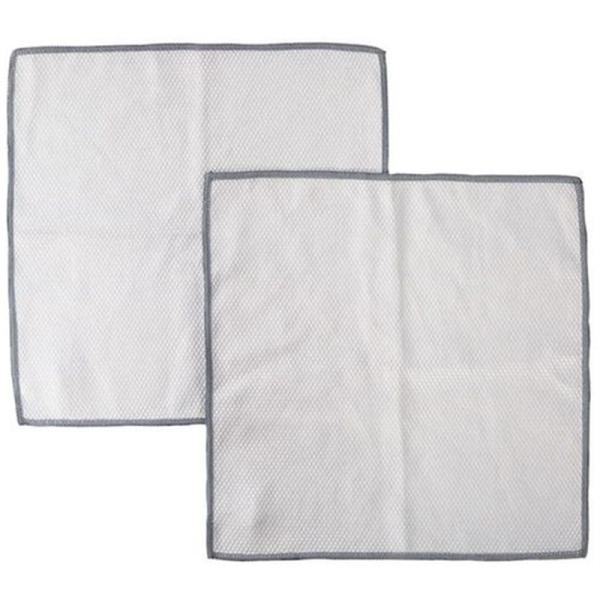 マーナ ガラス・鏡ピカッとクロス２枚入ＧＹ W640GY ・ガラスや鏡の水アカ・手アカ、蛇口磨きに。・マイクロファイバー繊維が汚れをとってピカピカに磨き上げます。・簡単に掛けられるフッキングループ付き。