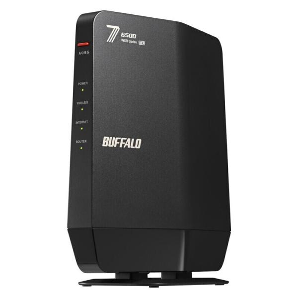 [Release date: October 15, 2025]バッファロー（Buffalo） Wi-Fi 7(11be)対応デュアルバンドWi-Fiルーター 5764+688Mbps AirStation WSR6500BE6P-BK ブ...