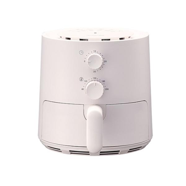 小泉 ノンフライクッカー KNF-0700/W ホワイト・余分な脂をカット！揚げ物調理をヘルシーに・シンプル操作・レシピブック付き