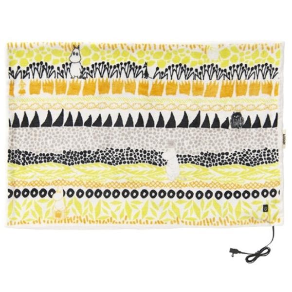 小泉 USBブランケット KDH-MN001U ムーミン柄【数量限定・未開封店頭在庫】・USB給電モデル・2時間自動オフ・温度設定は強／中／弱の3段階